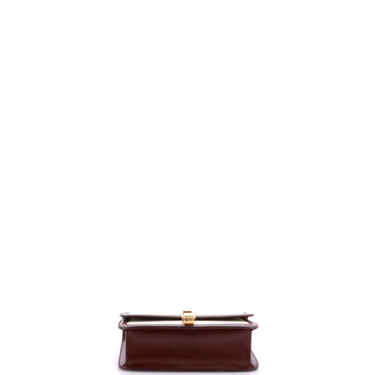 Saint Laurent Carre Satchel Canvas With Leather Medium