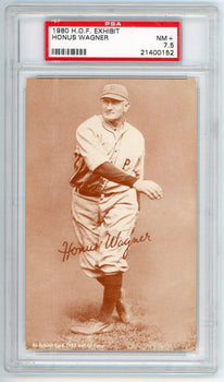 Honus Wagner 1980 H.O.F. Exhibit Psa 7.5