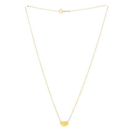Tiffany & Co. Elsa Peretti Bean Pendant Necklace 18K Yellow Gold 11Mm