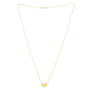 Tiffany & Co. Elsa Peretti Bean Pendant Necklace 18K Yellow Gold 11Mm