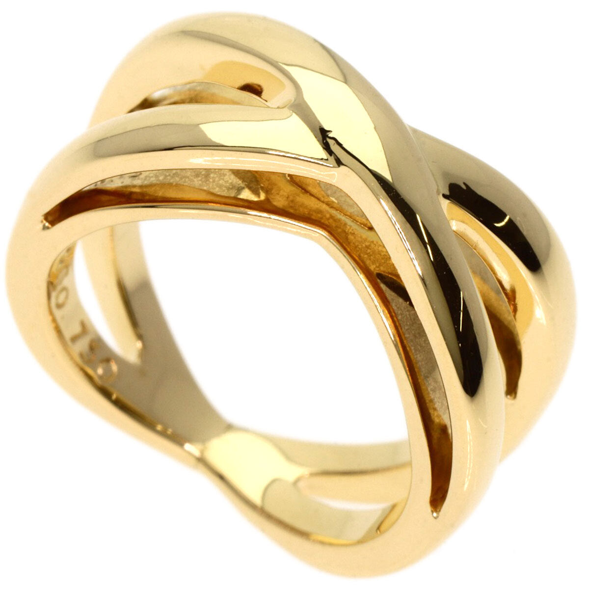 Tiffany&Co.   Ring Cross K18 Yellow Gold
