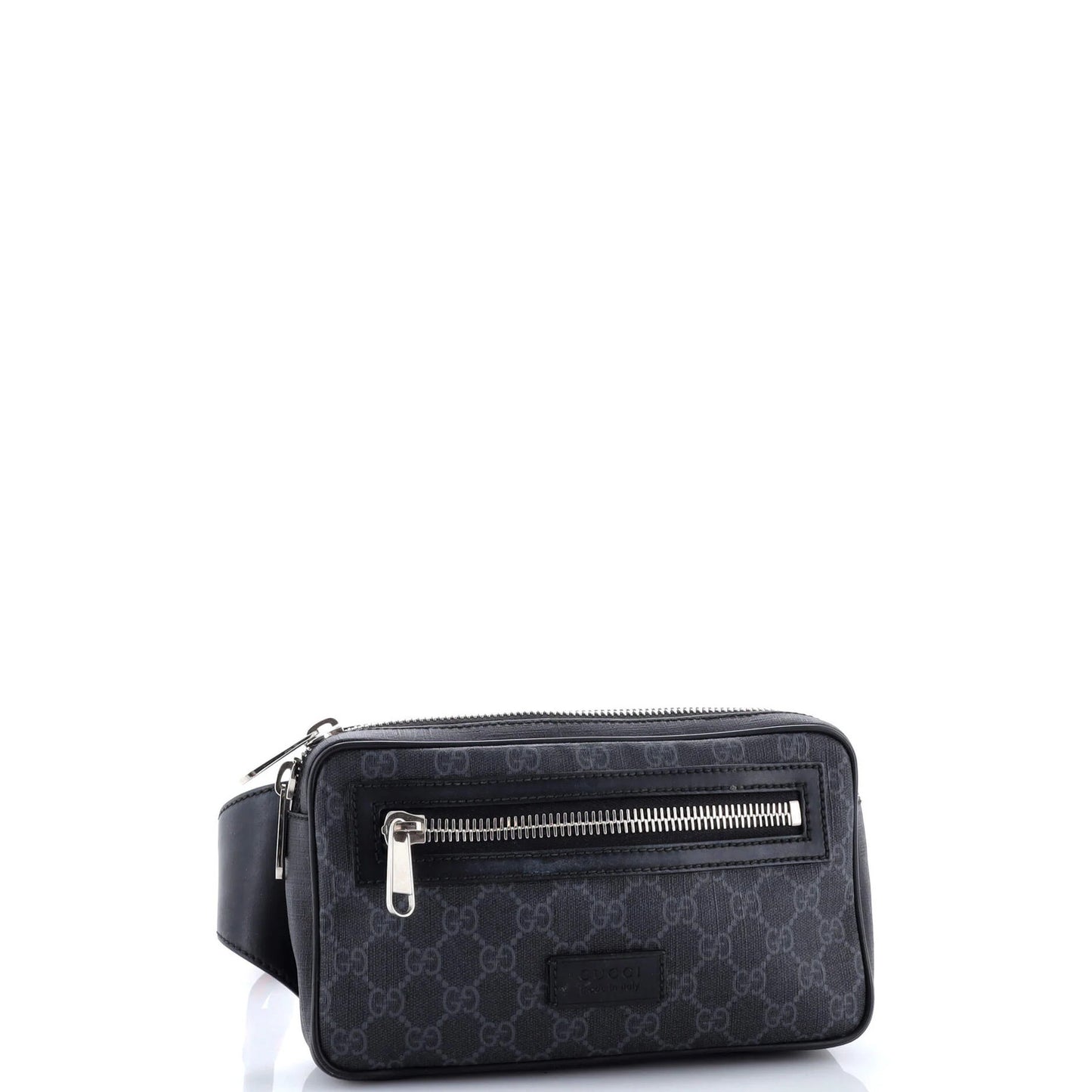 Gucci Soft Zip Belt Bag Gg Coated Canvas Small