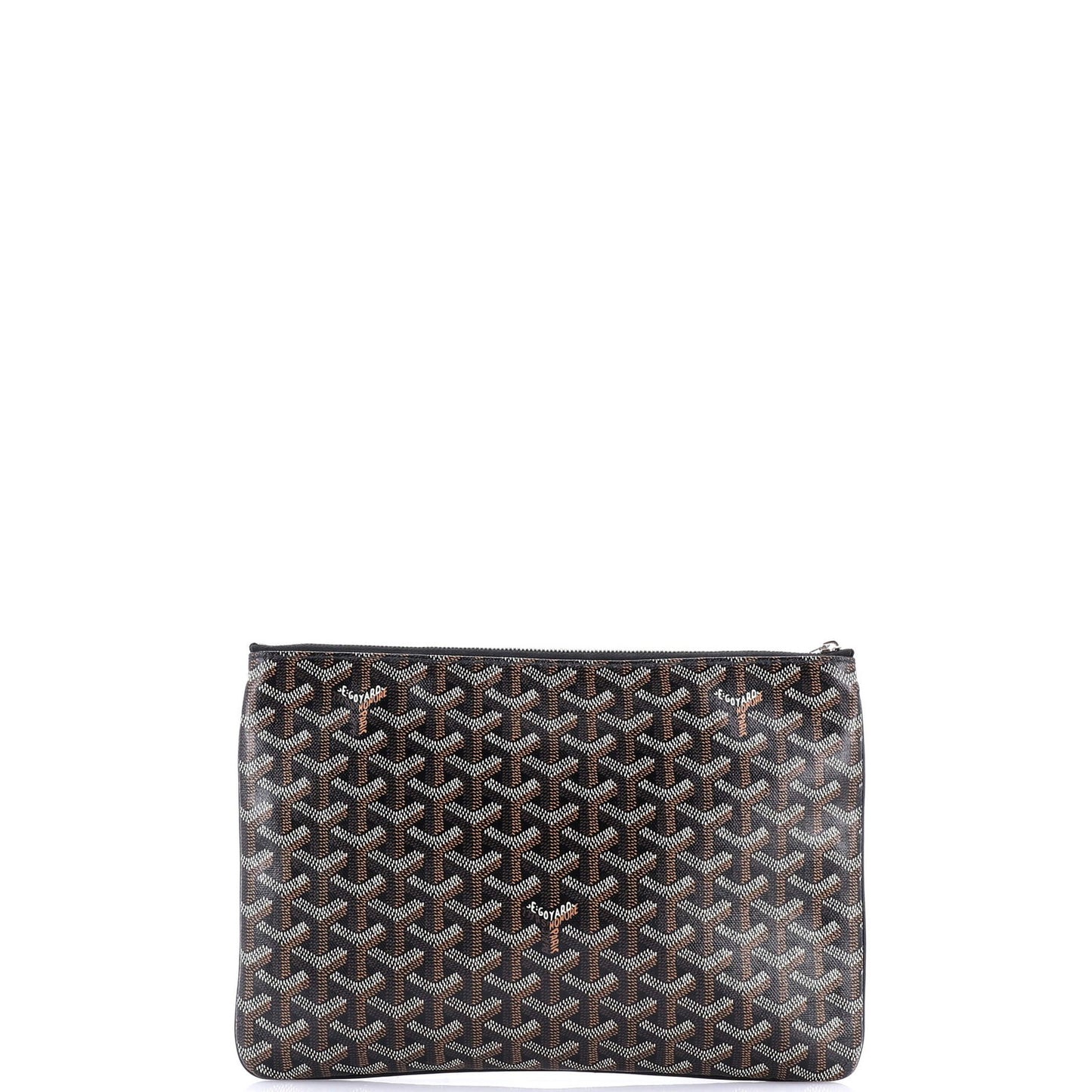 Goyard Senat Zip Pouch Coated Canvas Mm