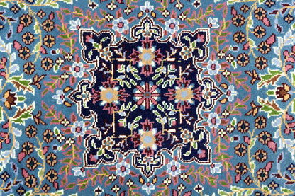 Handmade Kirman Oriental Rug Classic Floral