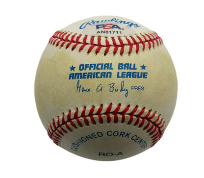 Cal Ripken Jr. Hof And Cal Sr. Dual Autographed Oal Baseball Orioles Psa 190540