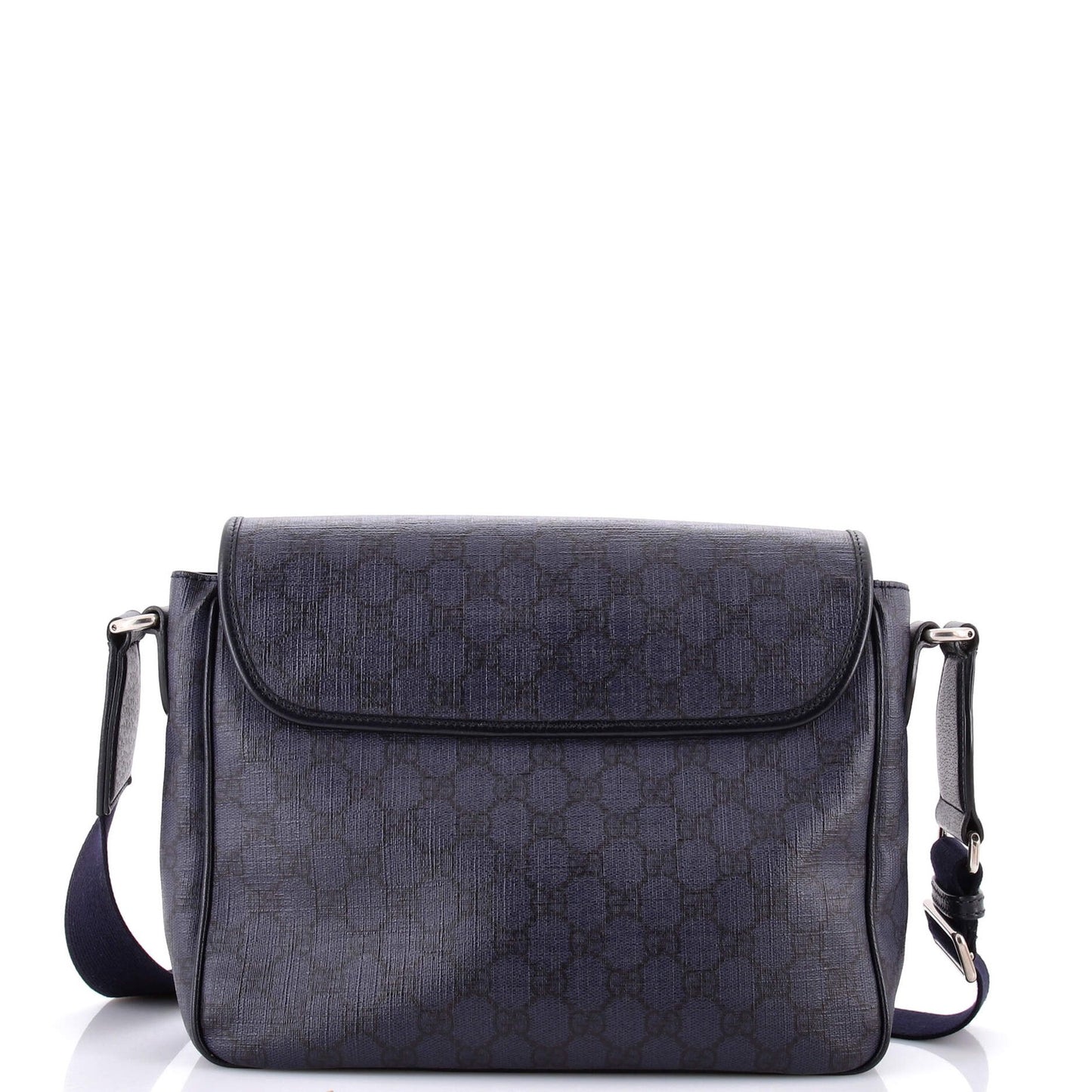 Gucci Ophidia Flap Messenger Bag Gg Coated Canvas Medium