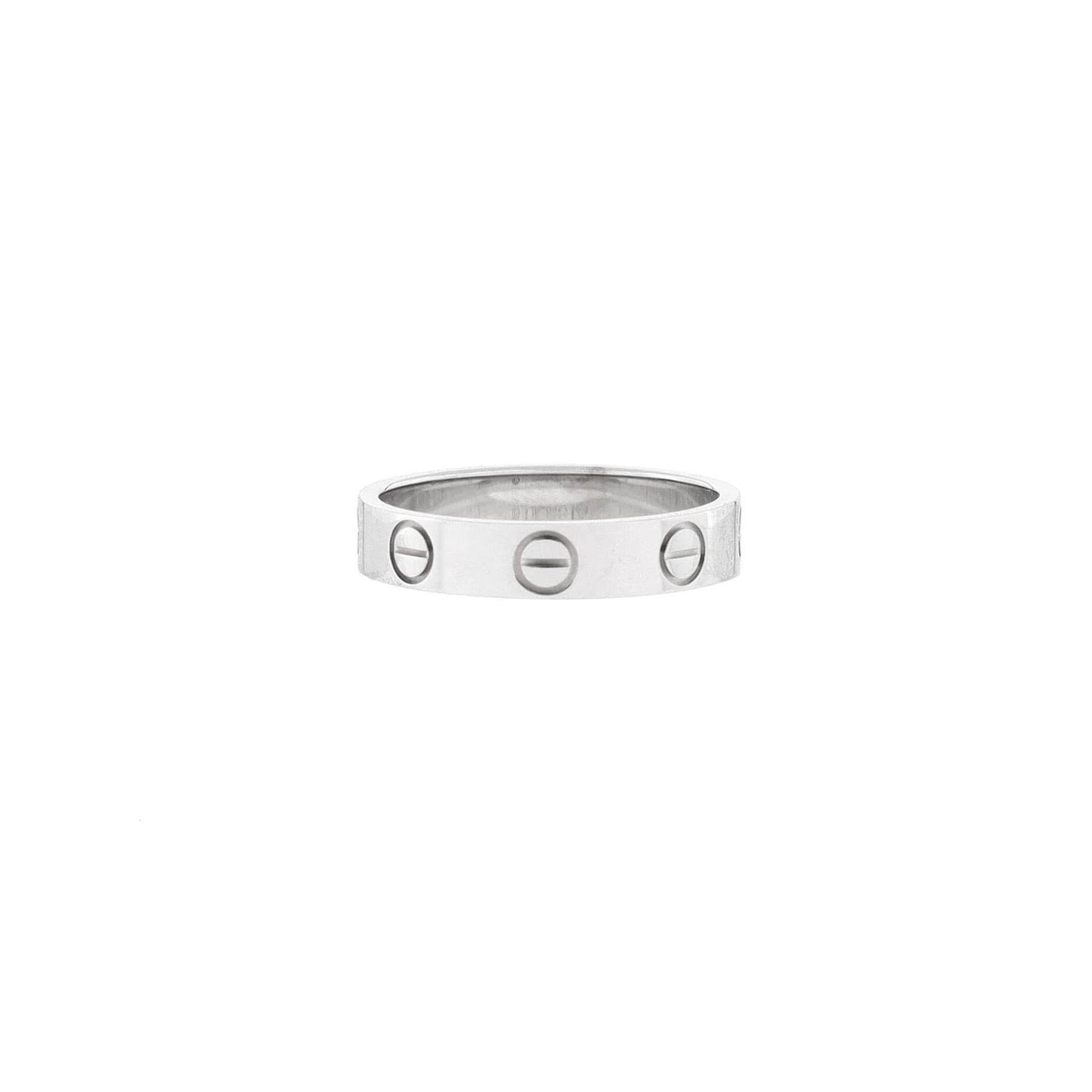 Cartier Love Wedding Band Ring Platinum