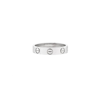 Cartier Love Wedding Band Ring Platinum