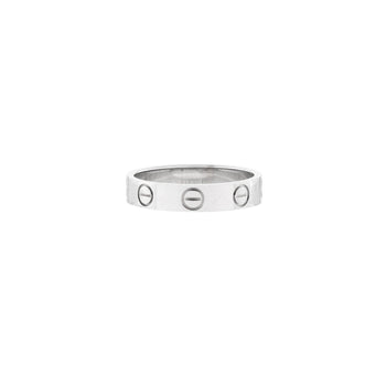 Cartier Love Wedding Band Ring Platinum