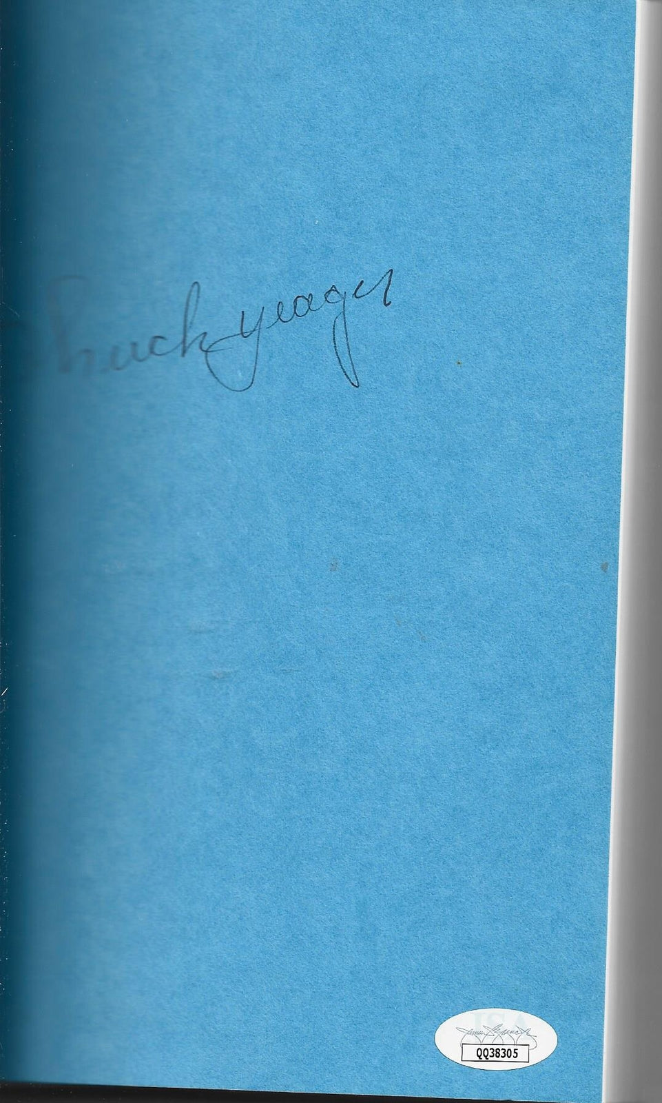 Chuck Yeager Press On! Autographed Book (Jsa)