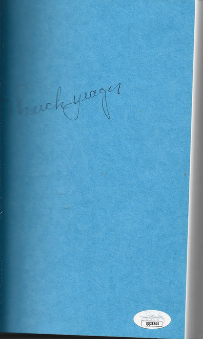 Chuck Yeager Press On! Autographed Book (Jsa)
