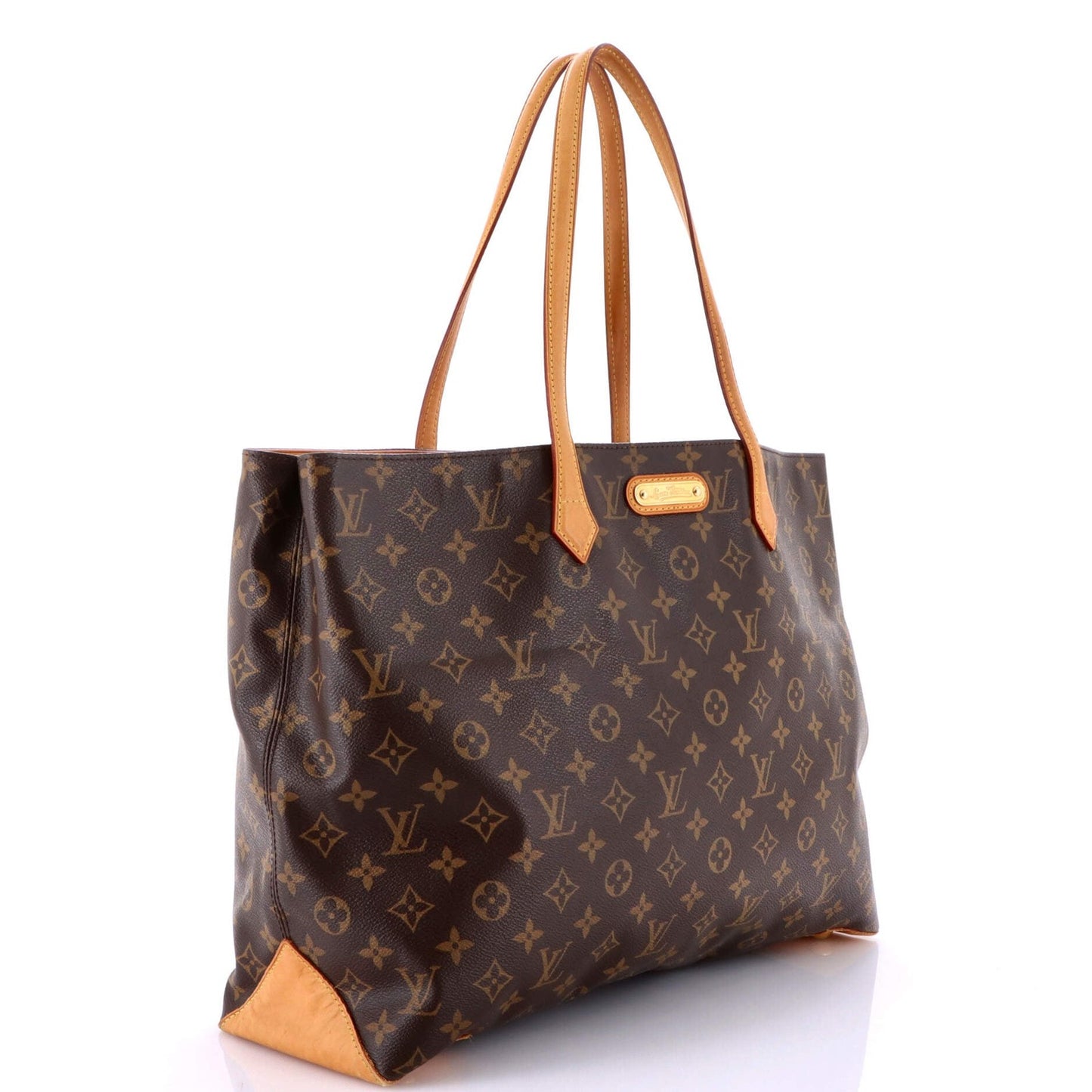 Louis Vuitton Wilshire Handbag Monogram Canvas Gm