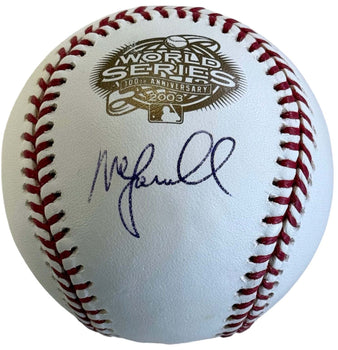 Mike Lowell Autographed 2003 Official World Series Baseball