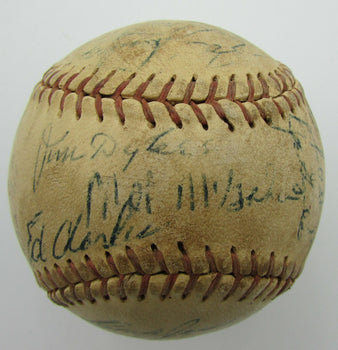 1964 Twins And Kc Athletics Team Signed By 30 Baseball Killebrew Hof 149887