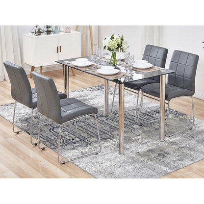 8'X9'10" Gray Broken And Erased Design Wool And Silk Hand Knotted Rug