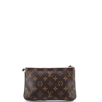 Louis Vuitton Double Zip Pochette Reverse Monogram Giant
