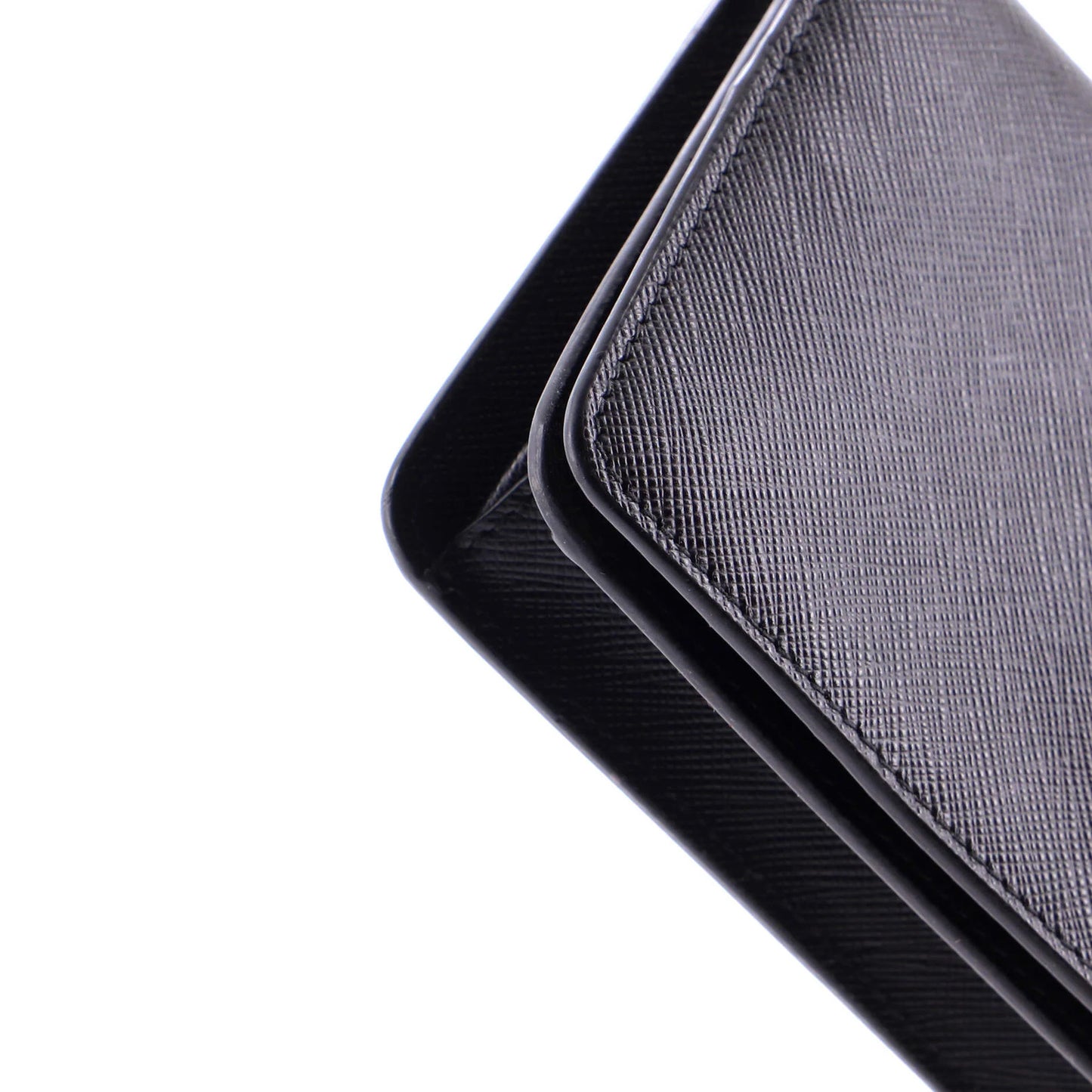 Prada Wristlet Wallet On Chain Saffiano Leather Mini