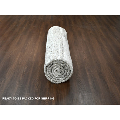 10'2"X13'9"Earth Tone Colors Natural Wool Hand Knotted Oriental Rug