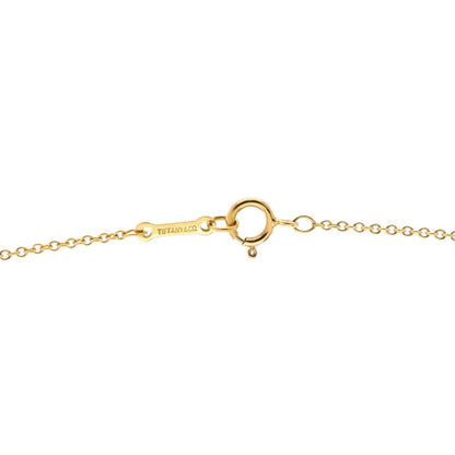 Tiffany & Co. Elsa Peretti Bean Pendant Necklace 18K Yellow Gold 11Mm