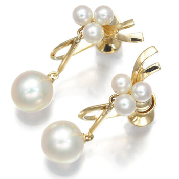 MIKIMOTO Earrings Akoya Pearl 3.6-7.8mm 14K 585