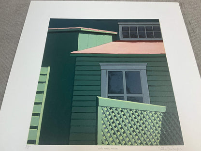 Gretchen Dow Simpson Owl'S Head, Maine Signed " Serigraph Contem