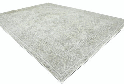 Handmade Antique Distressed Oriental Rug Muted