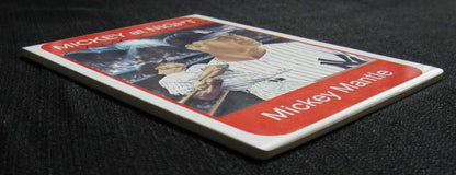 Mickey Mantle Hof Signed 1969 Ceramic Baseball