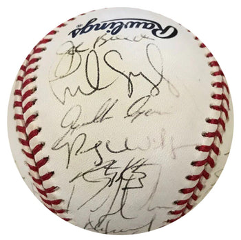 1999 Florida Marlins Team Autographed Official National League Baseball