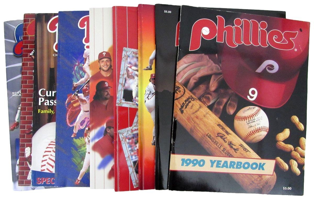 Phillies Yearbooks 1949-2014 66 Lot of Philadelphia