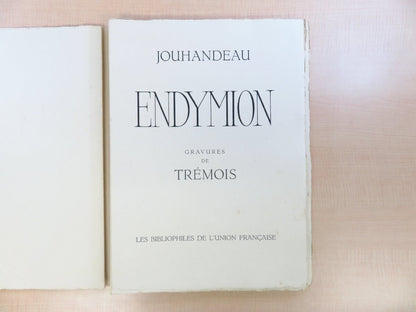 Endymion' By Marcel Jouhandeau With 10 Original Etchings By Pierre-Yves Tremois