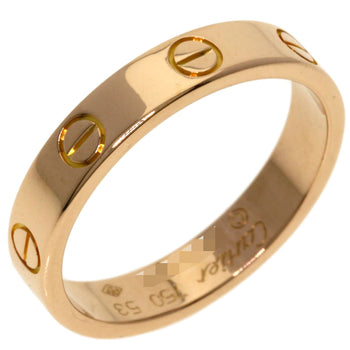 Cartier Ring Mini Love Ring #53 K18 Pink Gold