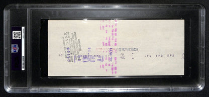 Al Davis Hof Signed/Autographed 8.5X3.5 Bank Check Raiders Psa/Dna 193234