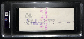 Al Davis Hof Signed/Autographed 8.5X3.5 Bank Check Raiders Psa/Dna 193234