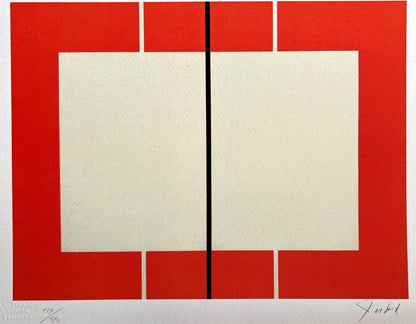 Donald Judd Lithograph 1987 Coa Signed Numbered Stamped