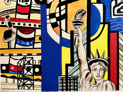 Fernand Lger Lithograph Coa Moma Museum Numbered By Hand Signed Limited