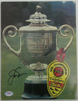 Jack Nicklaus Autographed Major Win 1973 Pga
