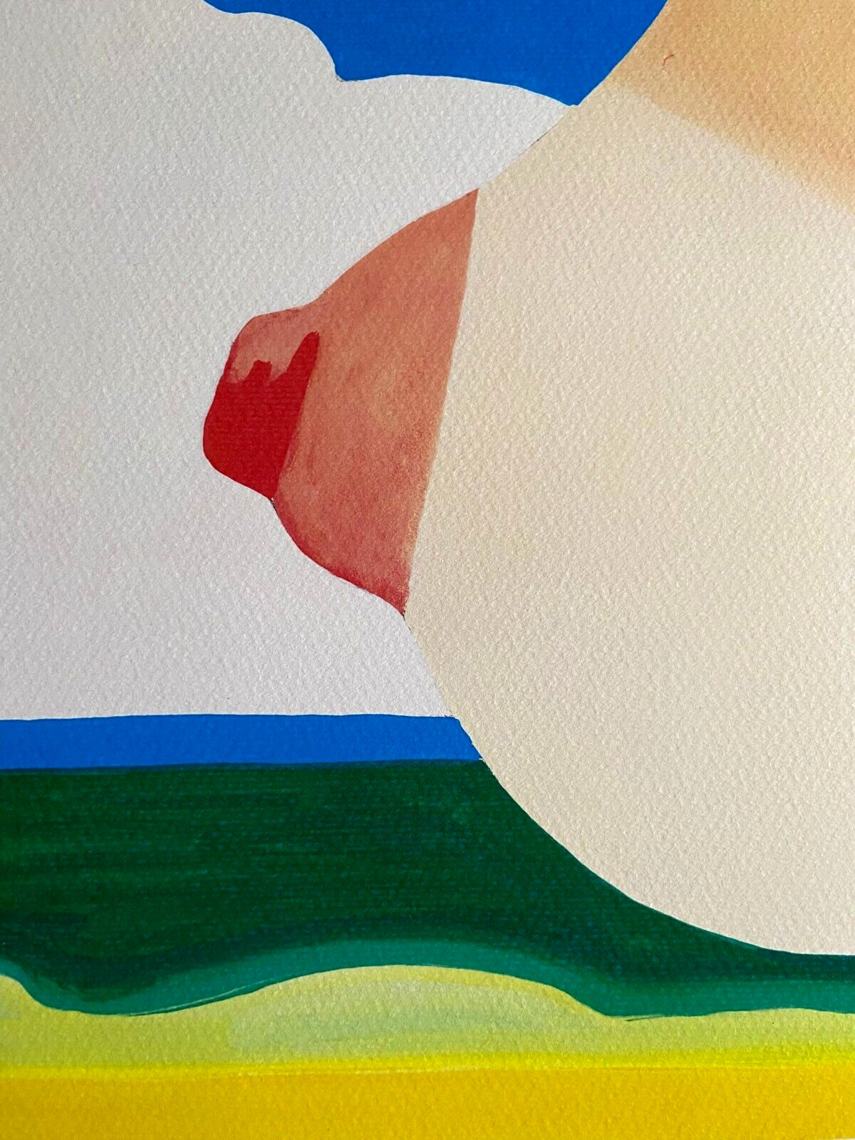 Tom Wesselmann Lithograph Coa Gagosian Signed Op Numbered By Hand