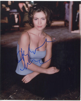 Alyssa Milano Autographed 8X10 Photo