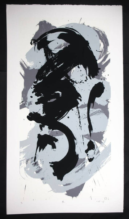 Kazuo Shiraga So 1993 Silkscreen Signed Limited edition of 60 Sheet only