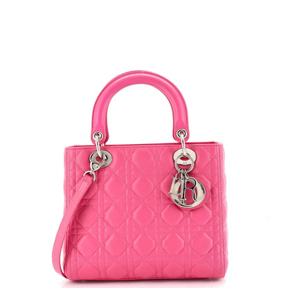 Christian Dior Lady Dior Bag Cannage Quilt Lambskin Medium