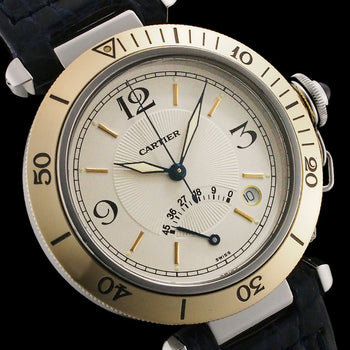 Cartier Pasha 38Mm Power Reserve W3101255 Watch Men