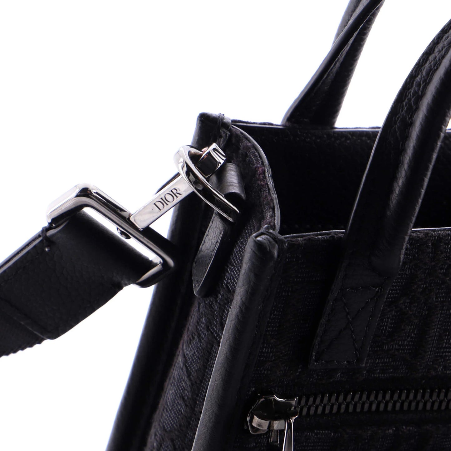 Christian Dior Safari North South Convertible Tote Oblique Canvas Mini