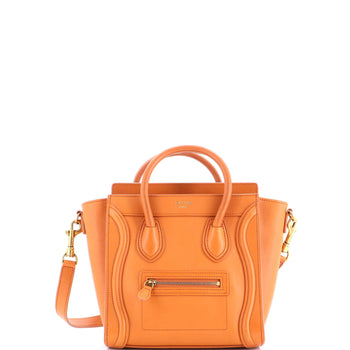 Celine Luggage Bag Smooth Leather Nano