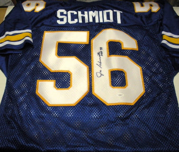 Joe Schmidt Pitt Panthers,Hof 98 Jsa/Coa Signed