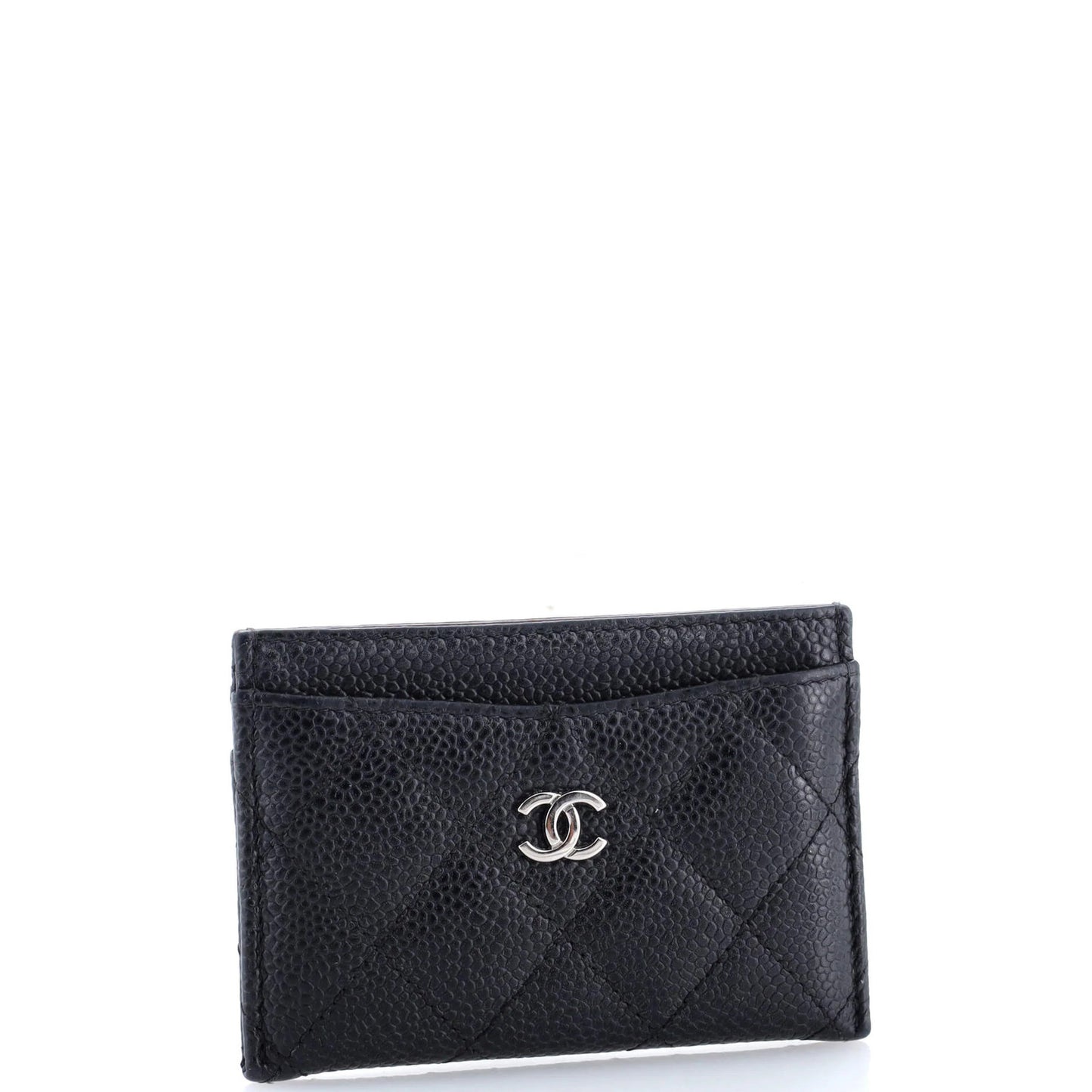 Chanel Classic Card Holder Quilted Caviar
