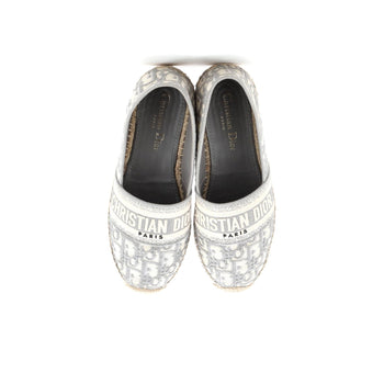 Christian Dior Women'S Granville Espadrilles Oblique Canvas