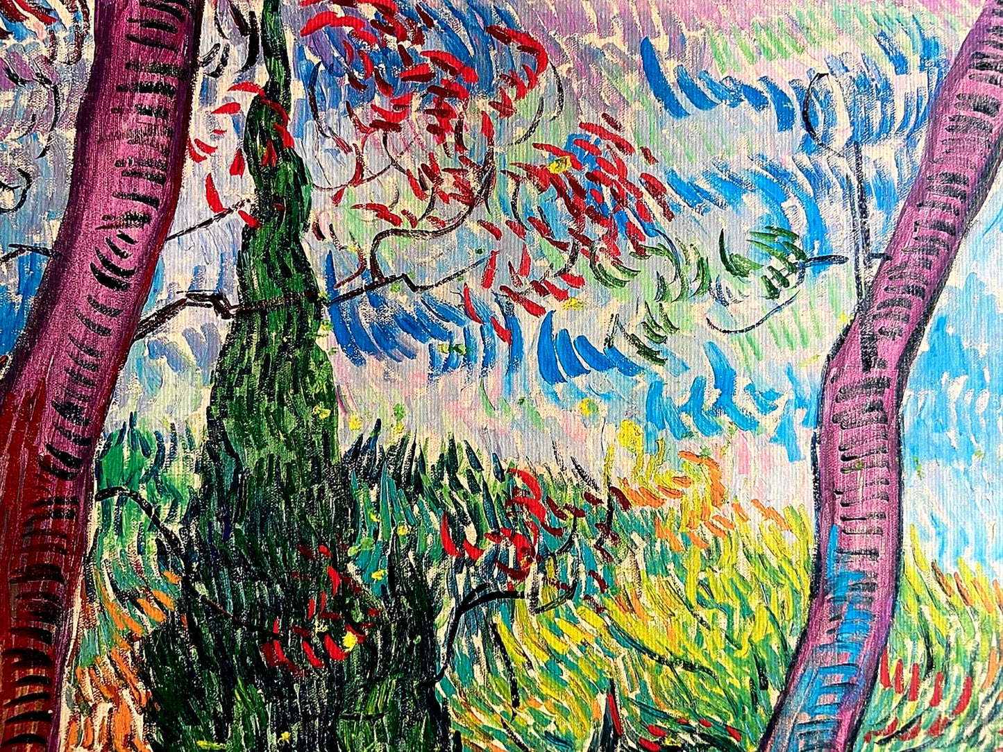 Vincent Van Gogh Museum Lithograph From A Painting Coa Signed Paul Klee Czanne