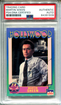 Martin Sheen 1991 Starline #32 (Psa Authentic) Card