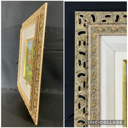 Nicole Clment Original Pastel "Neighbors Barn" French Impressionist Landscape