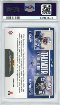 Deion Sanders & Charles Haley 2020 Panini Playoff Thunder & Lightning Silver Car